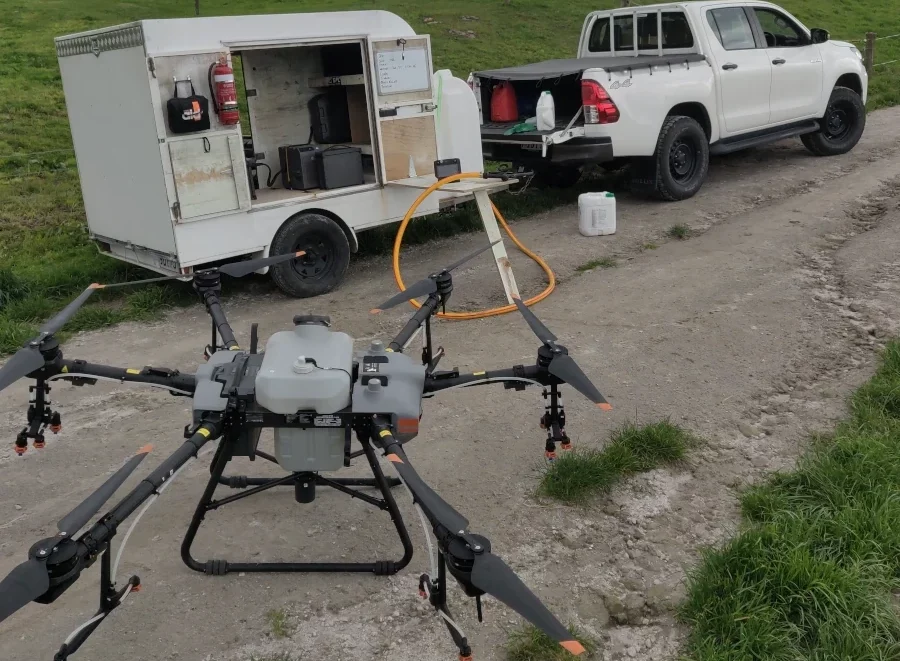 Drone Spraying Trailer