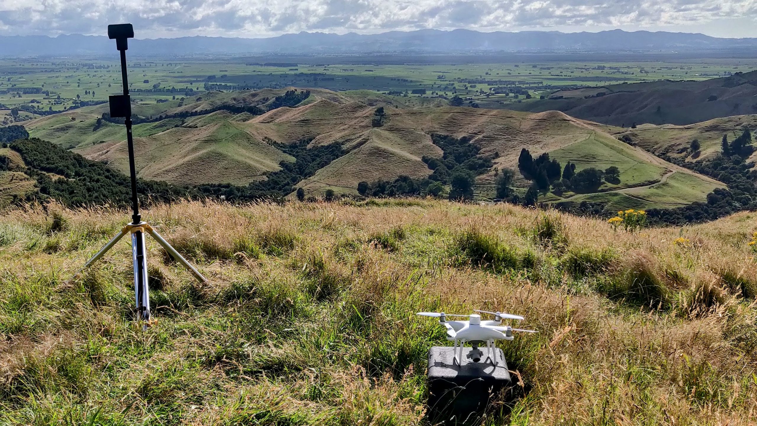 DJI Phantom 4 RTK mapping NZ farm